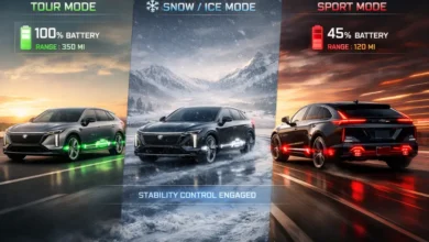 Do the Driving Modes in Cadillac Lyriq Offer Different Ranges or Battery Usages?